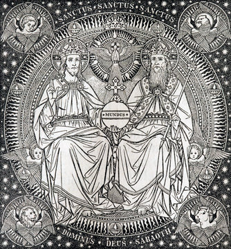 Engraving of the Holy Trinity