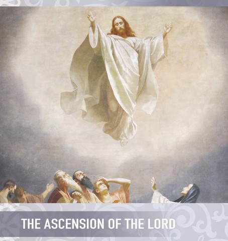 Painting depicting the Ascension of the Lord