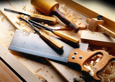 Photo of carpentry tools