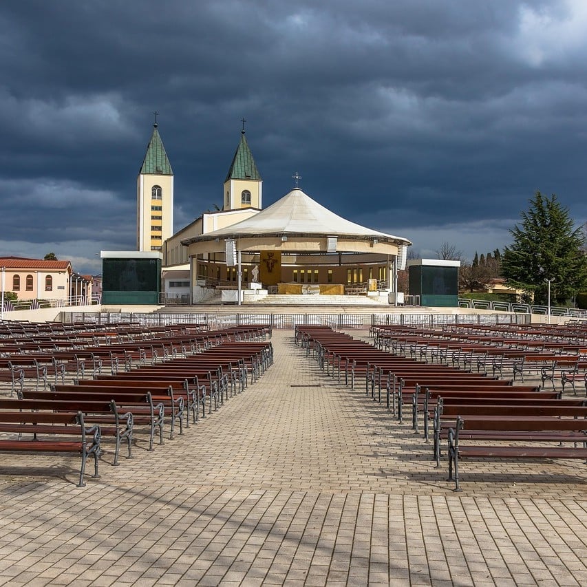 Photo of the church in Medjugorje