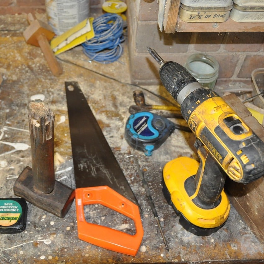 Photo of workmen tools