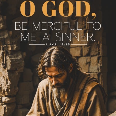 30th Sunday in Ordinary Time 2- Year C Photo of a penitent man