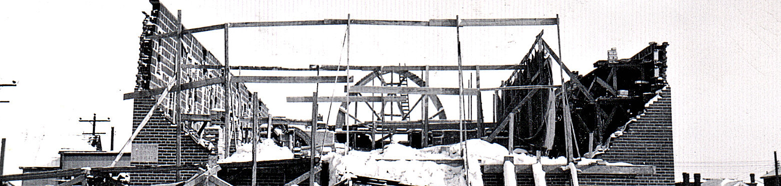 Photo of the church under construction