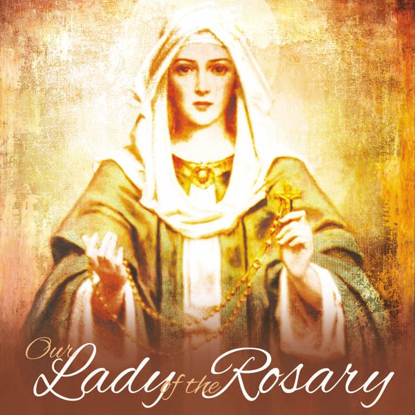 Illustration of Our Lady of the Rosary