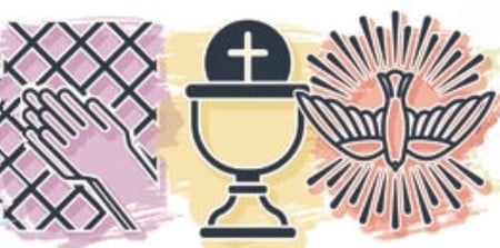 Graphic for Reconciliation, First Communion, and Confirmation