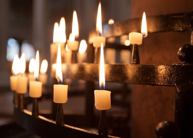 Photo of candle offerings